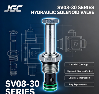 Válvula Solenoide Hidráulica de Cartucho Roscado Série SV08-30