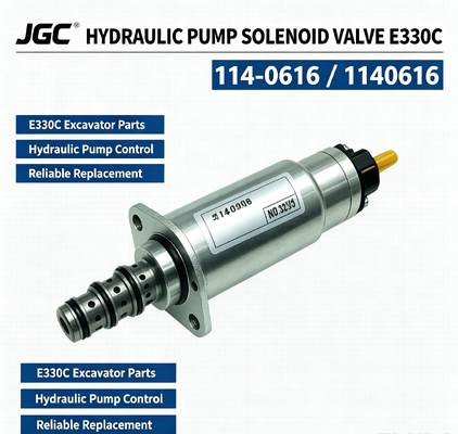 E330C   Peças de Escavadeira Válvula Solenoide Válvula Solenoide da Bomba Hidráulica 114-0616 1140616