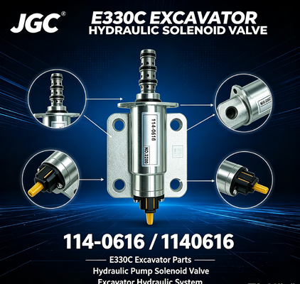 E330C   Peças de Escavadeira Válvula Solenoide Válvula Solenoide da Bomba Hidráulica 114-0616 1140616