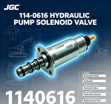 E330C   Peças de Escavadeira Válvula Solenoide Válvula Solenoide da Bomba Hidráulica 114-0616 1140616
