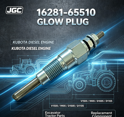 16281-65510 Vela de Ignição para Motor Diesel Kubota V1505 D905 D1005 D1105 Peças de Reposição para Escavadeira Trator