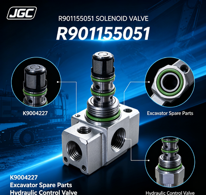 R901155051 Peças de Reposição para Escavadeira Válvula Solenoide para Escavadeira K9004227 R901155051