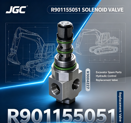 R901155051 Peças de Reposição para Escavadeira Válvula Solenoide para Escavadeira K9004227 R901155051