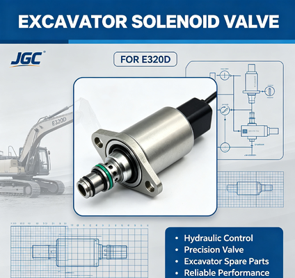 E320D válvula solenoide de alta qualidade para escavadeira