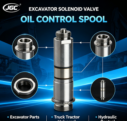 Válvula solenoide de escavadeira Peças de escavadeira Caminhão tractor acessórios universais válvula de controle de óleo de bobina de núcleo