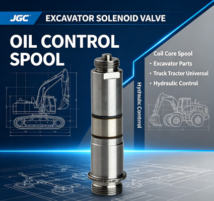 Válvula solenoide de escavadeira Peças de escavadeira Caminhão tractor acessórios universais válvula de controle de óleo de bobina de núcleo