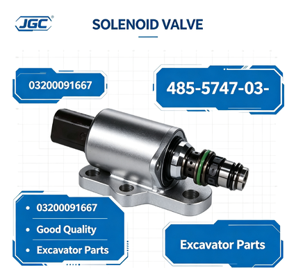 485-5747-03- 03200091667 VÁLVULA SOLENOIDE Peças de Escavadeira de Boa Qualidade