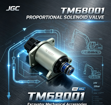 TM68001 Acessórios mecânicos de escavadeira 24V 20bar Valva de solenoide proporcional de escavadeira