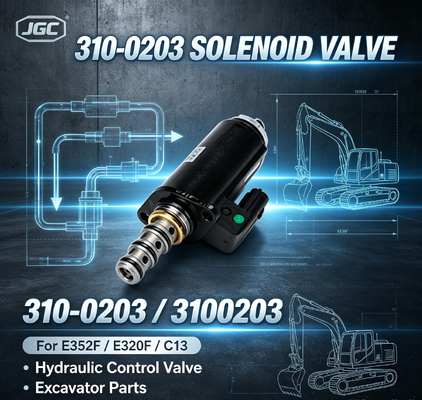 310-0203 3100203 VALVA SOLENÓIDE DE EXCAVAÇÃO para E352F E320F C13 VALVA SOLENÓIDE HIDRAULICA