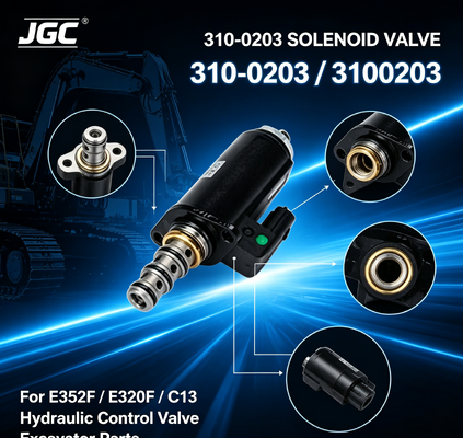 310-0203 3100203 VALVA SOLENÓIDE DE EXCAVAÇÃO para E352F E320F C13 VALVA SOLENÓIDE HIDRAULICA