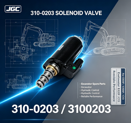 310-0203 3100203 VALVA SOLENÓIDE DE EXCAVAÇÃO para E352F E320F C13 VALVA SOLENÓIDE HIDRAULICA