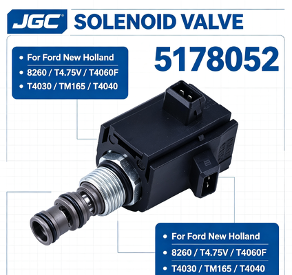 5168052 Válvula Solenoide para Peças de Escavadeira Ford New Holland 8260 T4.75V T4060F T4030 TM165 T4040