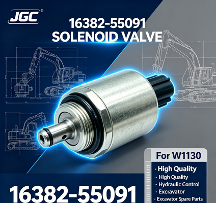 Válvula Solenoide de Escavadeira de Alta Qualidade 16382-55091 para W1130