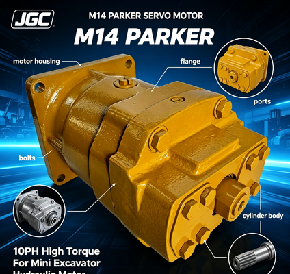 Motor Servo Parker M14 10hp Motor Hidráulico de Alto Torque para Mini Escavadeira
