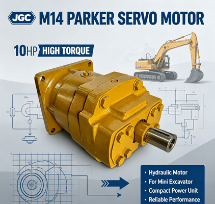 Motor Servo Parker M14 10hp Motor Hidráulico de Alto Torque para Mini Escavadeira