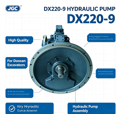 DX220-9 Alta Qualidade Old Style Hydraulic Pump Assembly para Excavators Doosan Peças de Máquinas de Construção