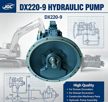 DX220-9 Alta Qualidade Old Style Hydraulic Pump Assembly para Excavators Doosan Peças de Máquinas de Construção