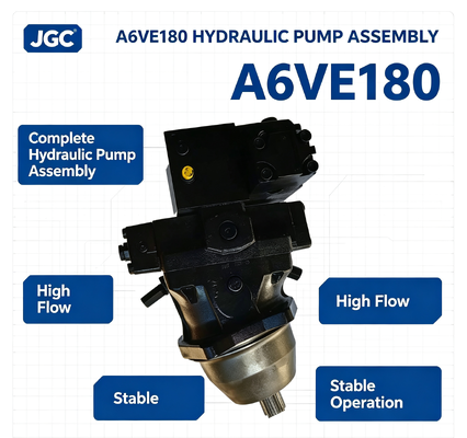A6VE180 Conjunto completo de bomba hidráulica Função estável de fluxo elevado