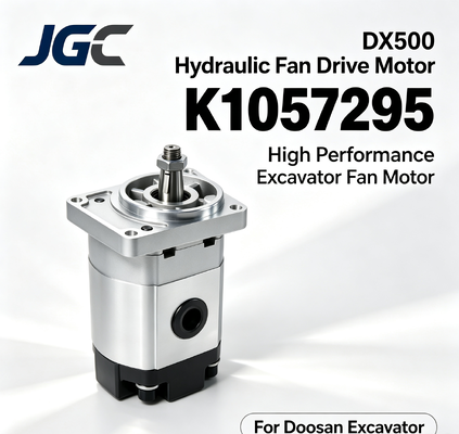 K1057295 DX500 Motor de Acionamento de Ventilador Hidráulico, Ventilador de Excavadora de Alto Desempenho Motor Hidráulico para Excavadora Doosan